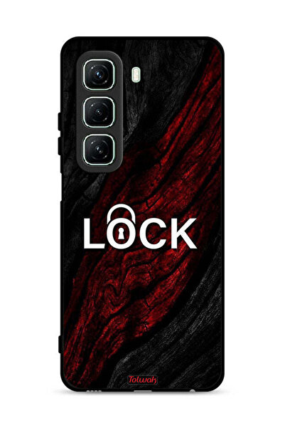 Tolwak غطاء حماية لهاتف Infinix Hot 50 5G مع قفل