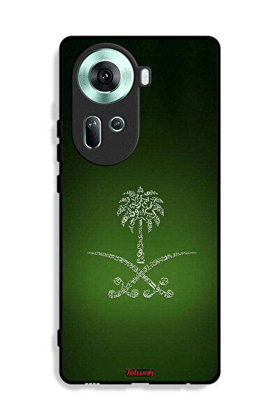 Tolwak غطاء حماية لهاتف Oppo Reno11 5G بعلامة المملكة العربية السعودية القديمة