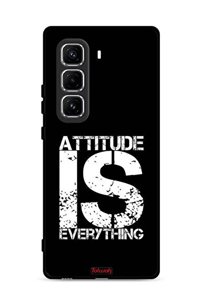 Tolwak غطاء حماية لهاتف Infinix Hot 50 Pro Plus 4G - Attitude Is Everything
