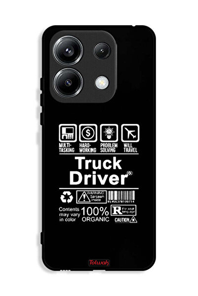 Tolwak غطاء حماية لهاتف Xiaomi Poco M6 Pro 4G، ملصق سائق شاحنة