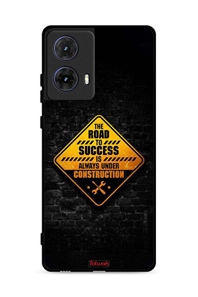 Tolwak غطاء حماية لهاتف موتورولا موتو جي 85 5 جي - الطريق إلى النجاح دائمًا ق...