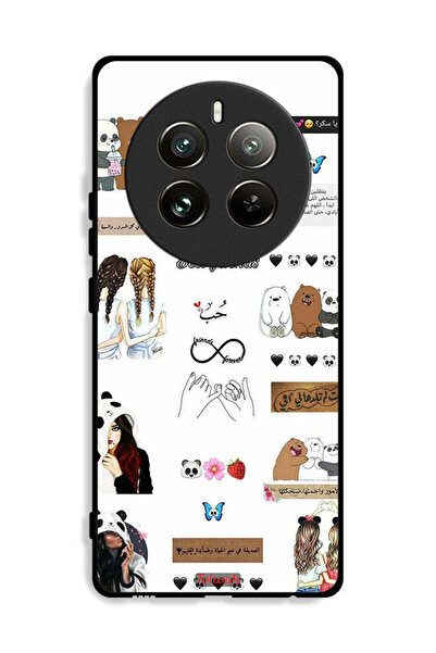 Tolwak غطاء حماية لهاتف ريلمي 12 برو بلس 5G بعبارات وملصقات باللغة العربية