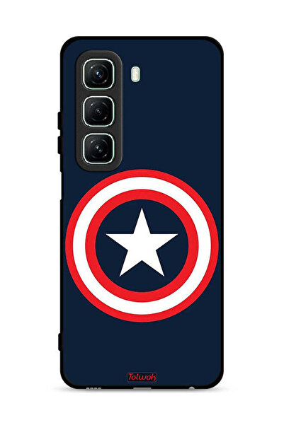 Tolwak غطاء حماية لهاتف Infinix Hot 50 5G كابتن أمريكا