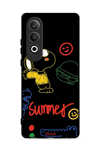 Tolwak غطاء حماية لهاتف OnePlus Nord CE4 5G بملصق صيفي