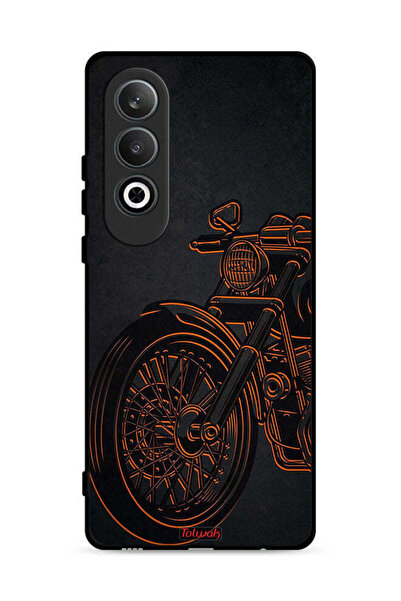 Tolwak غطاء حماية لهاتف Oppo K12 5G بتصميم دراجة كلاسيكية