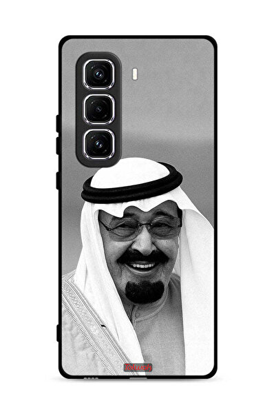 Tolwak غطاء حماية لهاتف إنفينيكس هوت 50 برو بلس 4G صورة الملك عبد الله مبتسمًا