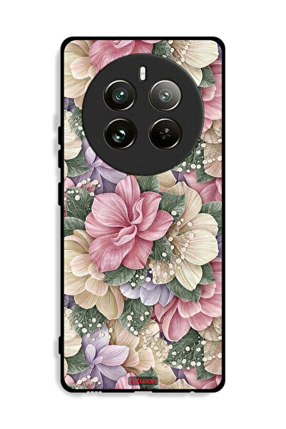 Tolwak غطاء حماية عالي الوضوح مزين بالزهور لهاتف Realme 12 Pro Plus 5G