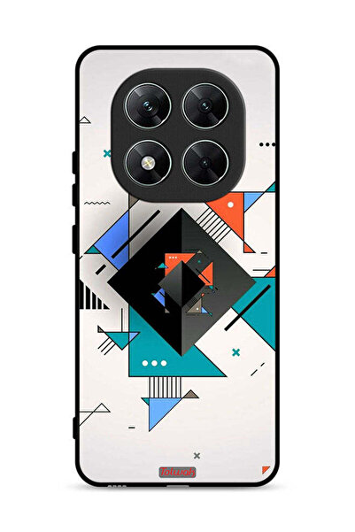 Tolwak غطاء حماية لهاتف Xiaomi Poco X7 5G بأشكال مربعة ومثلثة ونمط تجريدي