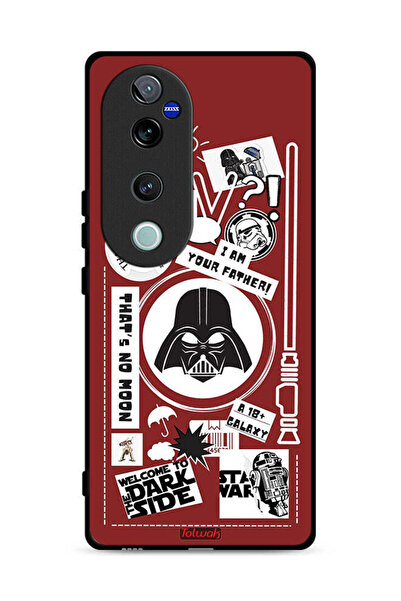 Tolwak غطاء حماية لهاتف Vivo S19 Pro 5G ملصق "مرحبًا بكم في الجانب المظلم"