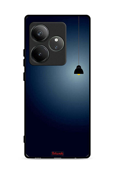 Tolwak غطاء حماية لهاتف Realme GT 6 5G بإضاءة فنية معلقة