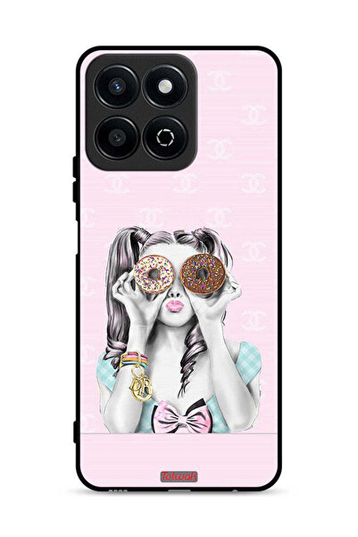 Tolwak غطاء حماية لهاتف Honor X7c 4G يحمل دوناتين