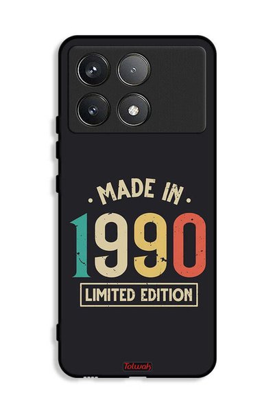 Tolwak غطاء حماية لهاتف Xiaomi Redmi K70E 5G، إصدار محدود، صنع عام 1990