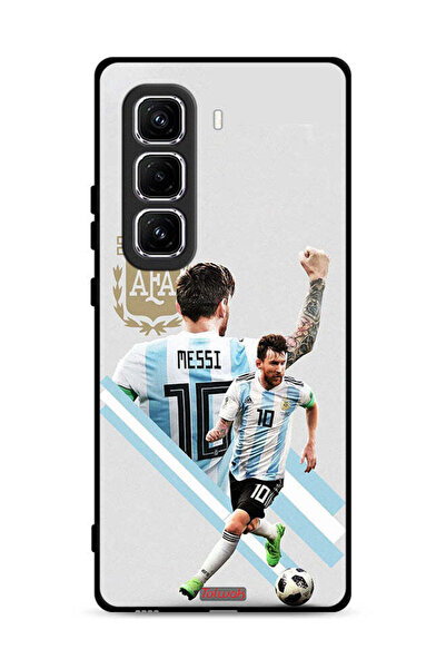 Tolwak غطاء حماية لهاتف Infinix Hot 50 Pro Plus 4G برسومات ليو ميسي