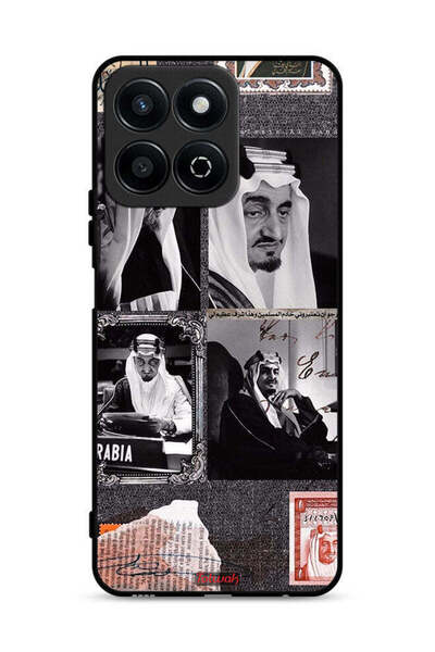 Tolwak غطاء حماية لهاتف Honor Play 60 Plus 5G، ملصق الملك فيصل العتيق