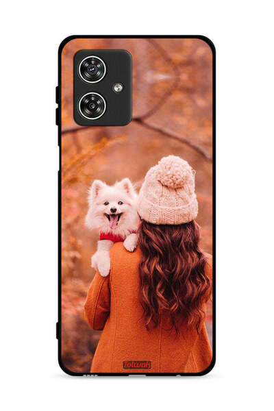 Tolwak غطاء حماية لهاتف موتورولا موتو جي 54 5G يحمل جروًا
