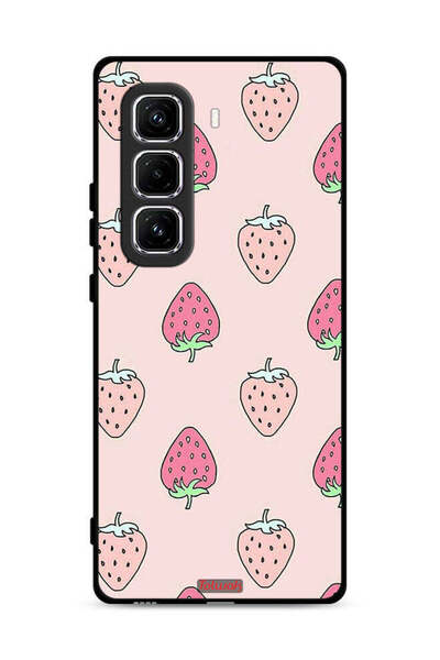 Tolwak غطاء حماية لهاتف Infinix Hot 50 Pro Plus 4G بنقشة الفراولة