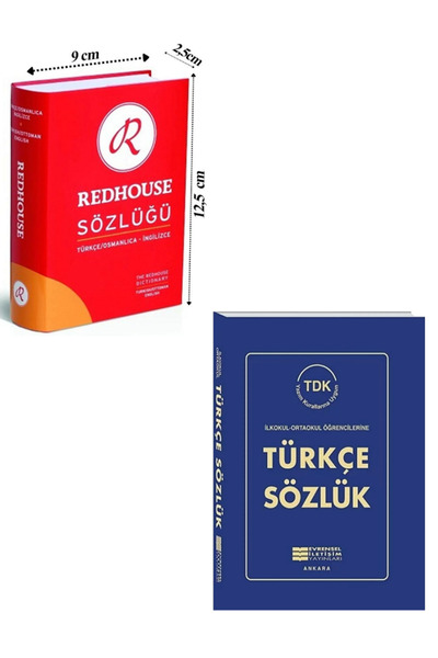 Evrensel İletişim Yayınları R Redhouse MİNİ İngilizce Sözlük + Türkçe Sözlük ...