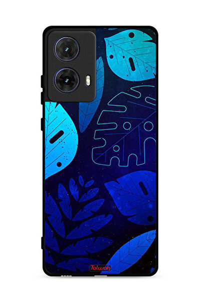 Tolwak غطاء حماية لهاتف موتورولا موتو جي 85 5G بنقشة أوراق الشجر