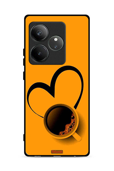 Tolwak غطاء حماية لهاتف Realme GT 6 5G بفنجان قهوة