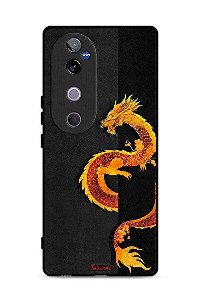 Tolwak Vivo V40 5G Protective Case Cover Dragon Art