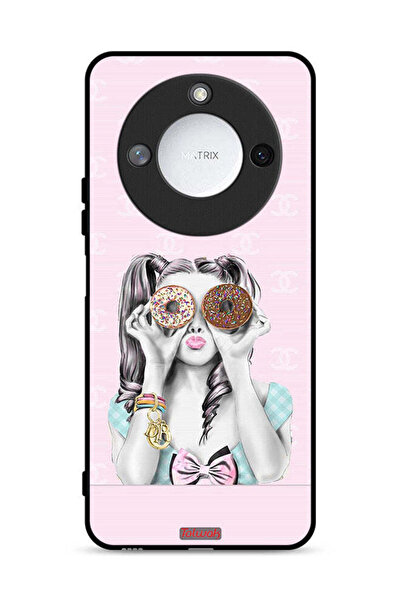 Tolwak غطاء حماية لهاتف Honor X60 5G يحمل دوناتين