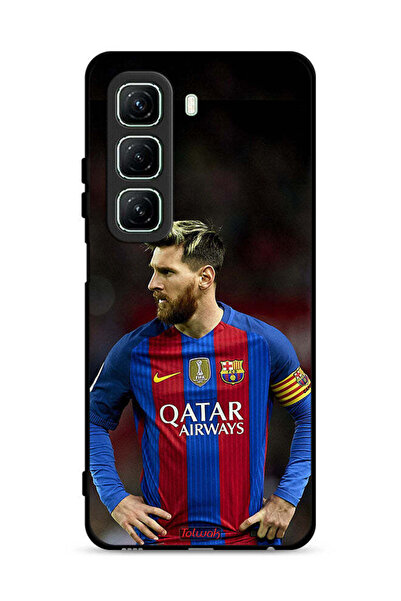 Tolwak غطاء حماية لهاتف Infinix Hot 50 5G ميسي برشلونة
