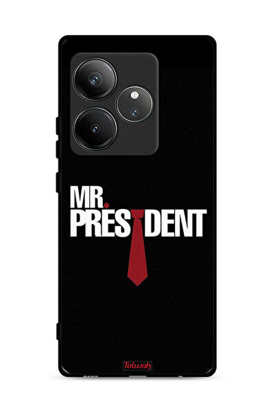Tolwak غطاء حماية لهاتف Realme GT 6T 5G Mr President