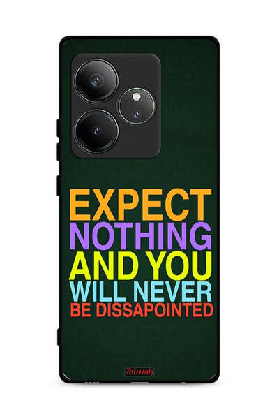 Tolwak غطاء حماية Realme GT Neo6 SE 5G لا تتوقع شيئًا ولن تشعر بخيبة الأمل أبدًا