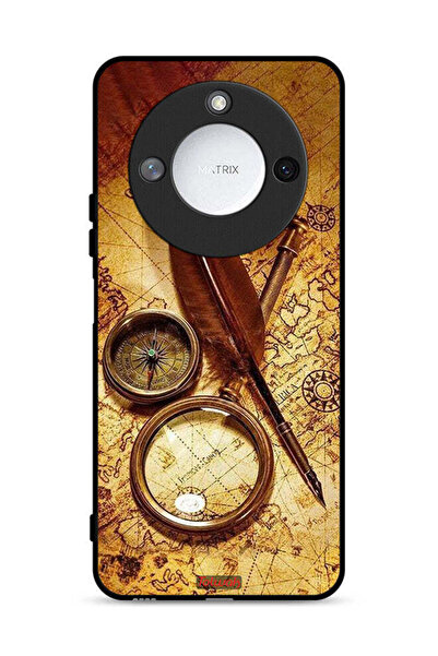 Tolwak غطاء حماية لهاتف Honor X60 5G - بوصلة عتيقة