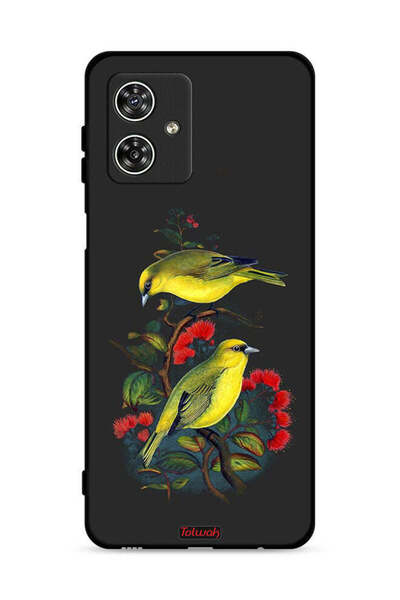 Tolwak غطاء حماية لهاتف موتورولا موتو جي 54 5G بنقشة طيور