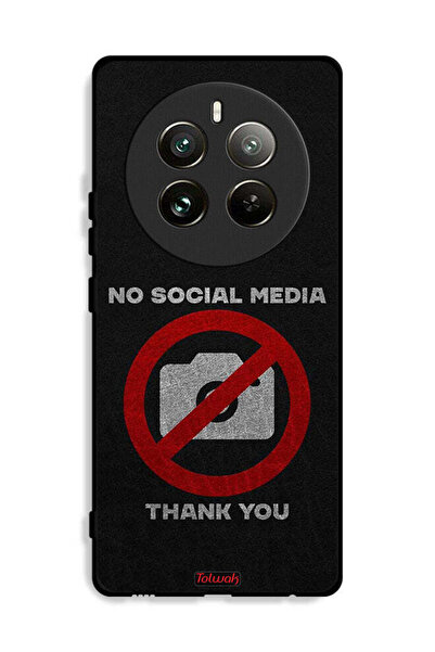 Tolwak غطاء حماية لهاتف Realme 12 Pro Plus 5G لا يدعم وسائل التواصل الاجتماعي، شكرًا لك