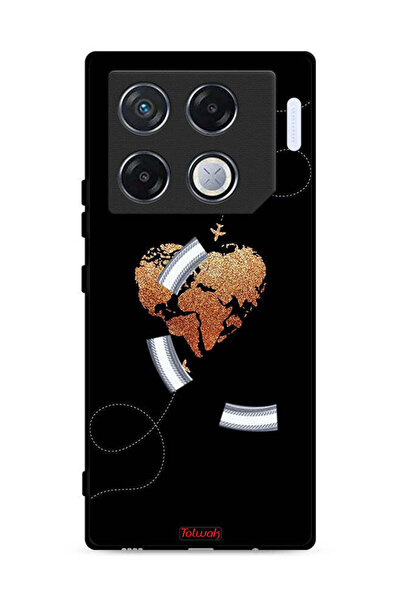 Tolwak غطاء حماية لهاتف Infinix GT 20 Pro 5G برسومات طائرات تلامس القلب