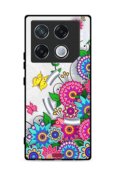 Tolwak غطاء حماية لهاتف Infinix GT 20 Pro 5G بنقشة زهور ماندالا