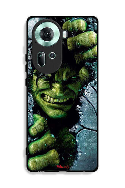 Tolwak غطاء حماية لهاتف Oppo Reno11 5G بتصميم هالك المذهل