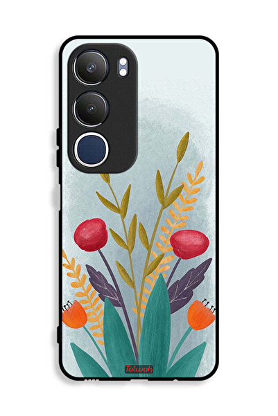 Tolwak غطاء حماية لهاتف Vivo Y19s 4G برسومات نباتية