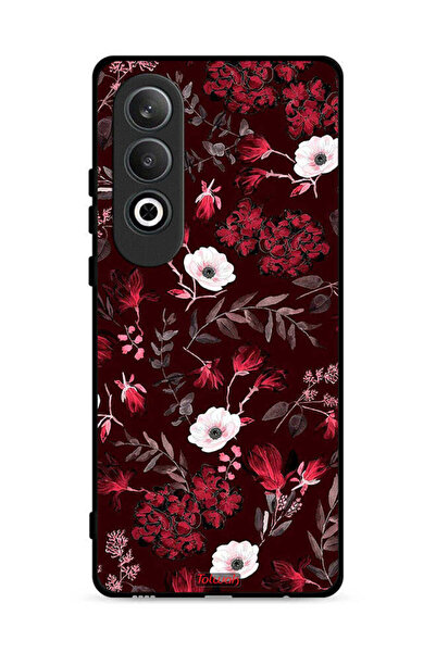 Tolwak غطاء حماية لهاتف OnePlus Nord CE4 5G بنقشة زهور صغيرة وأوراق استوائية