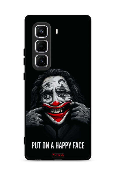 Tolwak غطاء حماية لهاتف Infinix Hot 50 Pro Plus 4G بوجه سعيد