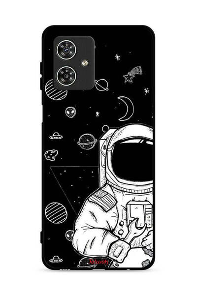 Tolwak غطاء حماية لهاتف موتورولا موتو جي 54 5G برسومات رائد فضاء