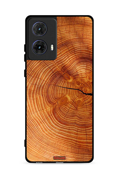 Tolwak غطاء حماية لهاتف موتورولا موتو جي 85 5 جي - خشب متصدع