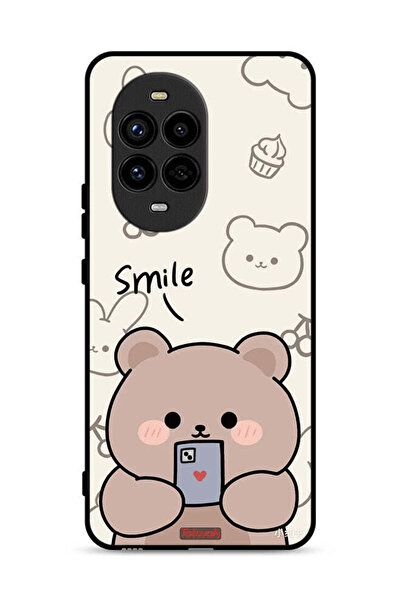 Tolwak غطاء حماية لهاتف هواوي نوفا 13 برو 5G برسومات الدب المبتسم