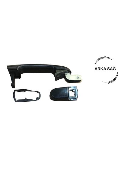 MEF Accent Era Compatible Rear Right and Left Exterior Door Handle between 2006 and 2012 Models