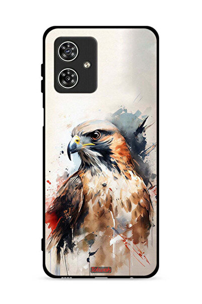 Tolwak غطاء حماية لهاتف موتورولا موتو جي 54 5G بنقشة نسر تجريدي