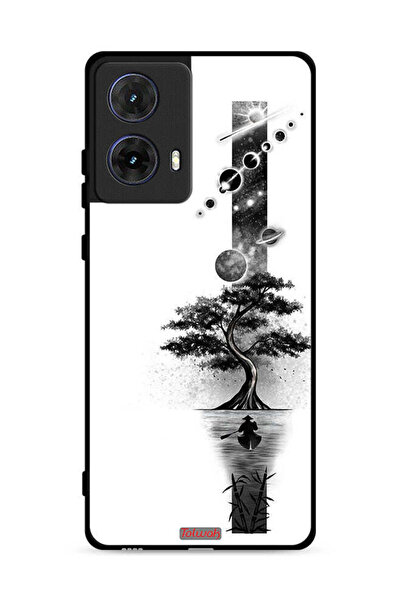 Tolwak Motorola Moto G85 5G Protective Case Cover Earth Space Art