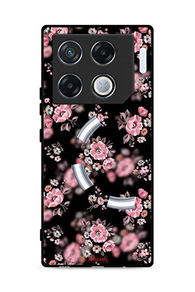 Tolwak غطاء حماية لهاتف Infinix GT 20 Pro 5G بنقشة زهور بورتريه