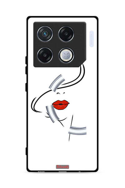 Tolwak غطاء حماية لهاتف Infinix GT 20 Pro 5G برسومات وجه فتاة