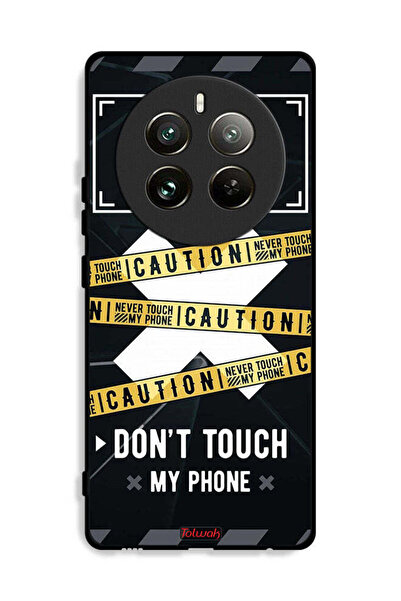 Tolwak غطاء حماية لهاتف Realme 12 Pro Plus 5G تحذير: لا تلمس هاتفي أبدًا