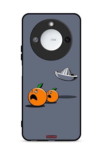 Tolwak غطاء حماية لهاتف Honor X9c Smart 5G بتصميم فني رقمي بسيط وفكاهي