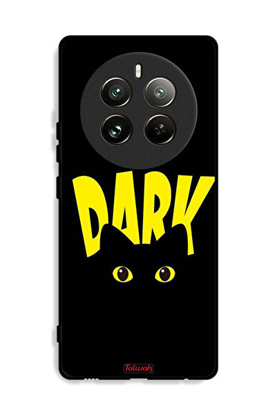 Tolwak غطاء حماية لجهاز Realme 12 Pro Plus 5G - قطة داكنة