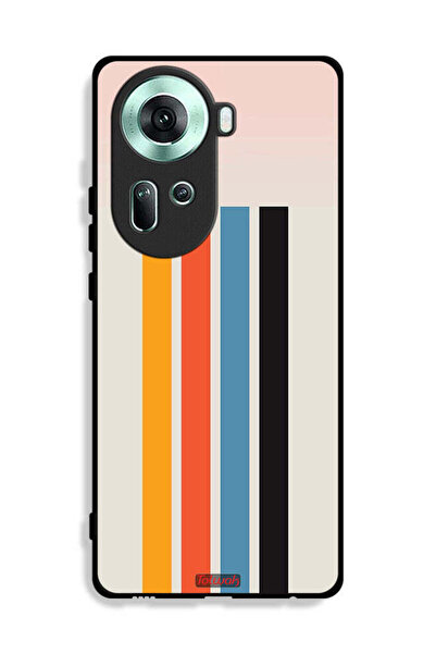 Tolwak غطاء حماية لهاتف Oppo Reno11 5G بنمط خطوط مستقيمة