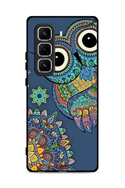 Tolwak غطاء حماية لهاتف Infinix Hot 50 Pro Plus 4G بنقشة بومة زهرية